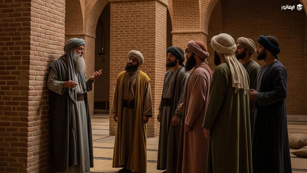 همه چیز درباره نواب امام زمان (عج)؛ پل ارتباطی شیعیان و امام 1 نائب امام زمان در حال صحبت کردن